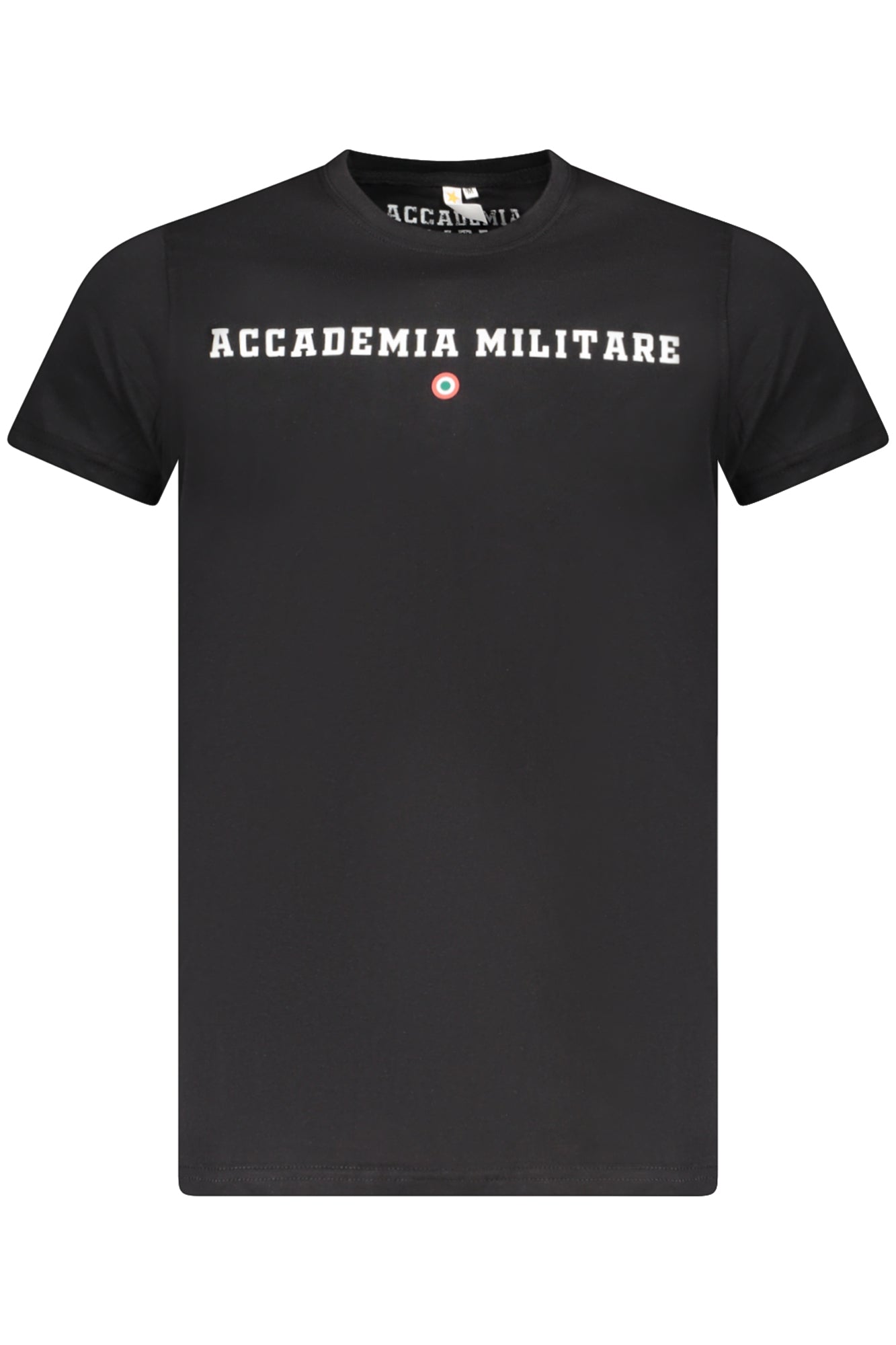 ACCADEMIA MILITARE T-SHIRT MANICHE CORTE UOMO NERO