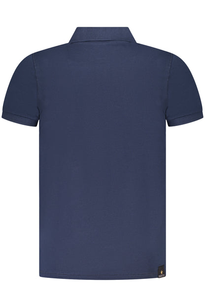 ACCADEMIA MILITARE POLO MANICHE CORTE UOMO BLU