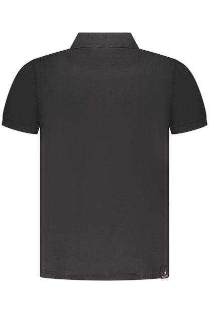 ACCADEMIA MILITARE POLO MANICHE CORTE UOMO NERO