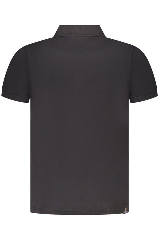 ACCADEMIA MILITARE POLO MANICHE CORTE UOMO NERO