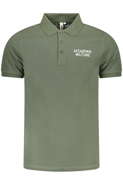 ACCADEMIA MILITARE POLO MANICHE CORTE UOMO VERDE