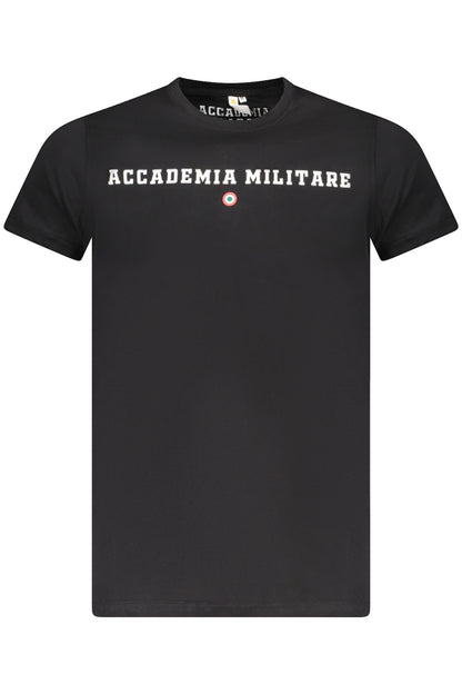 ACCADEMIA MILITARE T-SHIRT MANICHE CORTE UOMO NERO