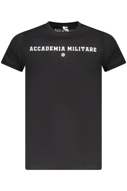 ACCADEMIA MILITARE T-SHIRT MANICHE CORTE UOMO NERO