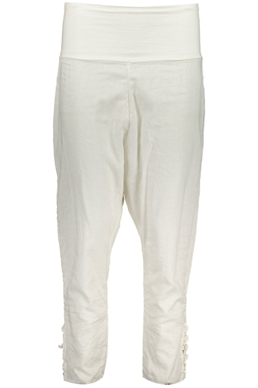 AGATHA PANTALONE DONNA BIANCO
