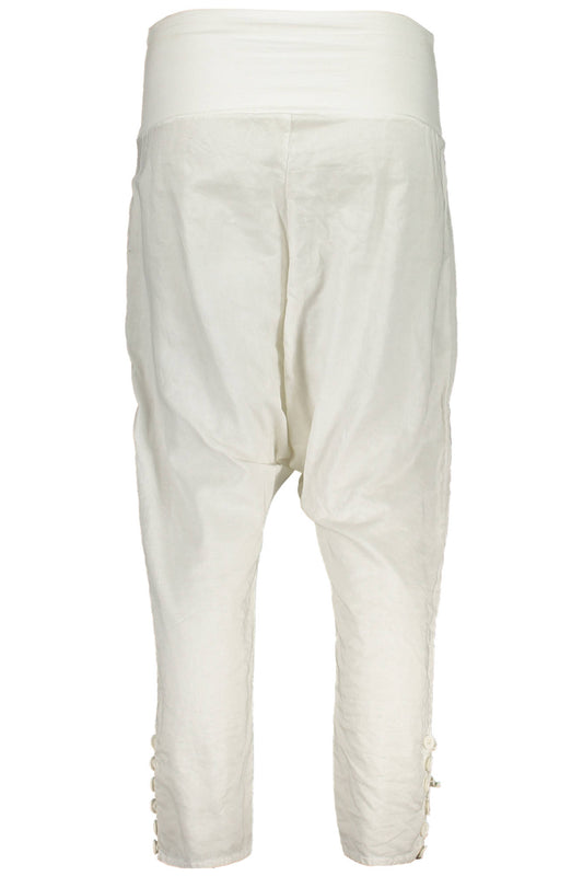 AGATHA PANTALONE DONNA BIANCO