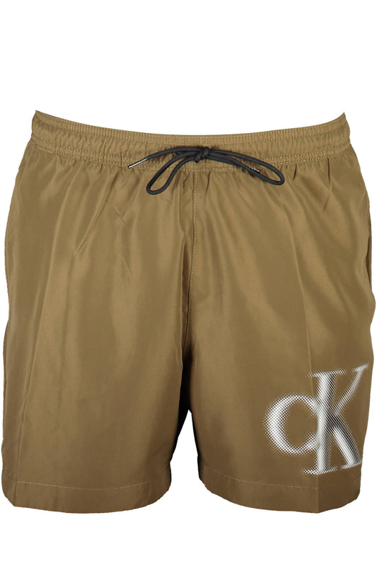CALVIN KLEIN COSTUME PARTE SOTTO UOMO MARRONE