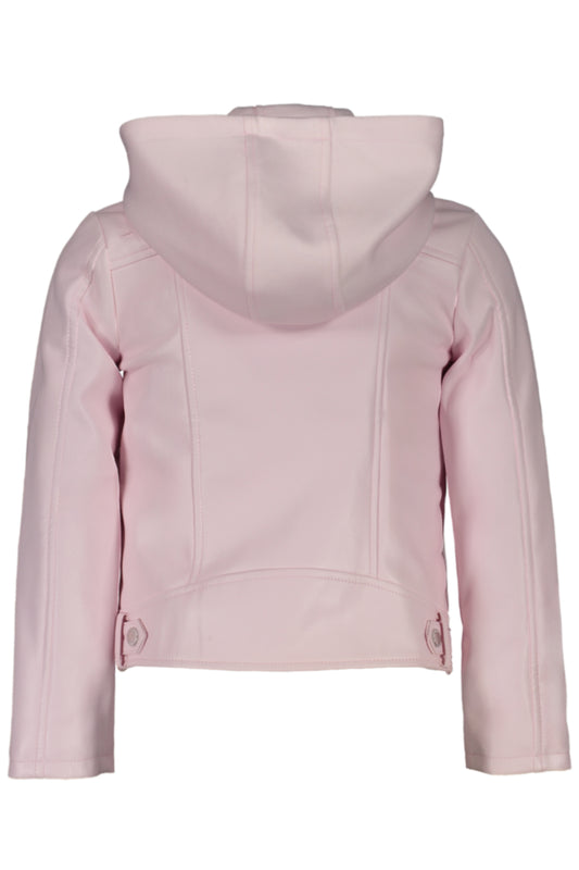 GUESS JEANS GIACCA SPORTIVA BAMBINA ROSA