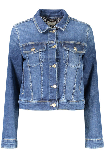GUESS JEANS GIACCA SPORTIVA DONNA BLU