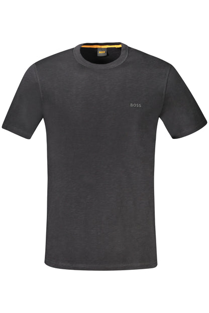 HUGO BOSS T-SHIRT MANICHE CORTE UOMO NERO
