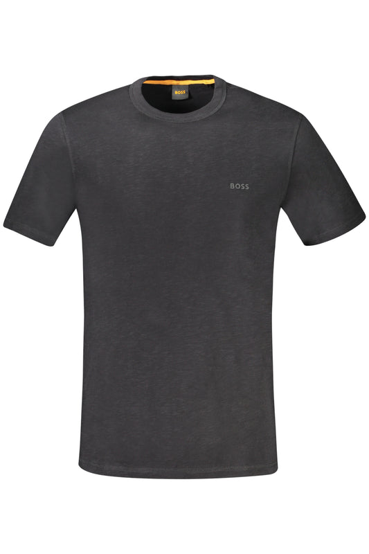 HUGO BOSS T-SHIRT MANICHE CORTE UOMO NERO
