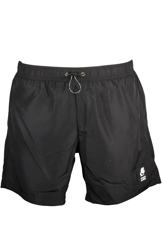 KARL LAGERFELD BEACHWEAR COSTUME PARTE SOTTO UOMO NERO
