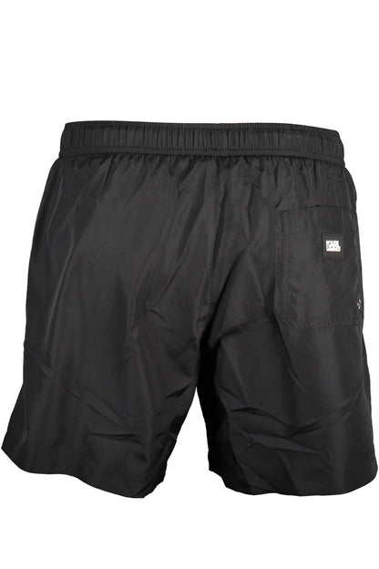 KARL LAGERFELD BEACHWEAR COSTUME PARTE SOTTO UOMO NERO