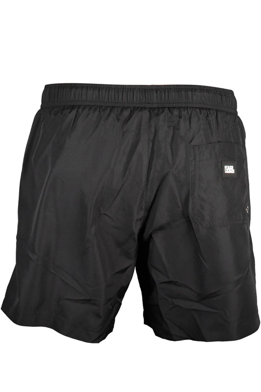 KARL LAGERFELD BEACHWEAR COSTUME PARTE SOTTO UOMO NERO