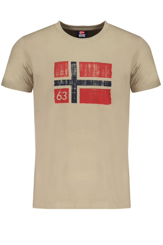 NORWAY 1963 T-SHIRT MANICHE CORTE UOMO BEIGE
